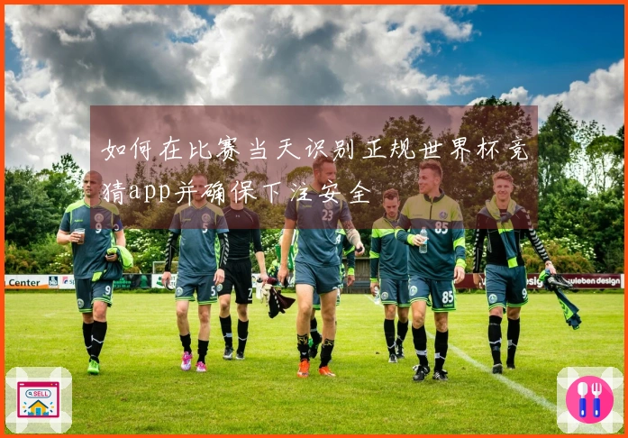 如何在比赛当天识别正规世界杯竞猜app并确保下注安全