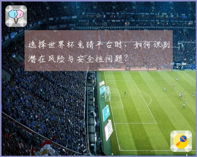 选择世界杯竞猜平台时，如何识别潜在风险与安全性问题？
